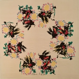 Picasso: Screen printed silk, 1950