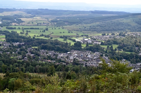 View of Callander from the Crags