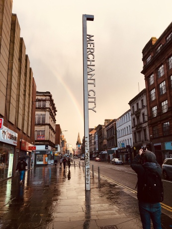 Rainbow over Argyle Street