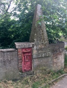 Postbox on Old Drygrange Bridge