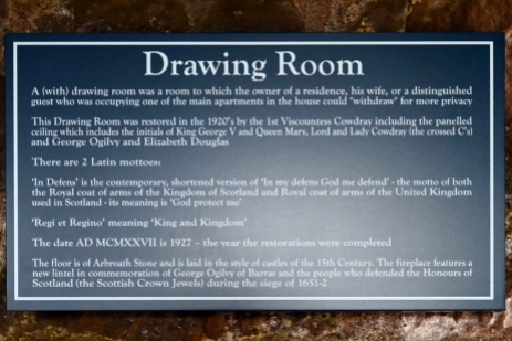 Dunnottar Castle Drawing Room